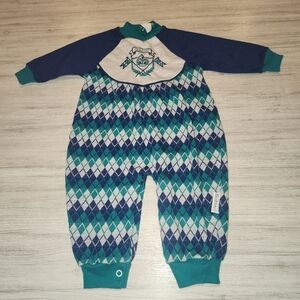 Vintage Healthtex One Piece Romper Infant Size Baby Boy 12 Months B1